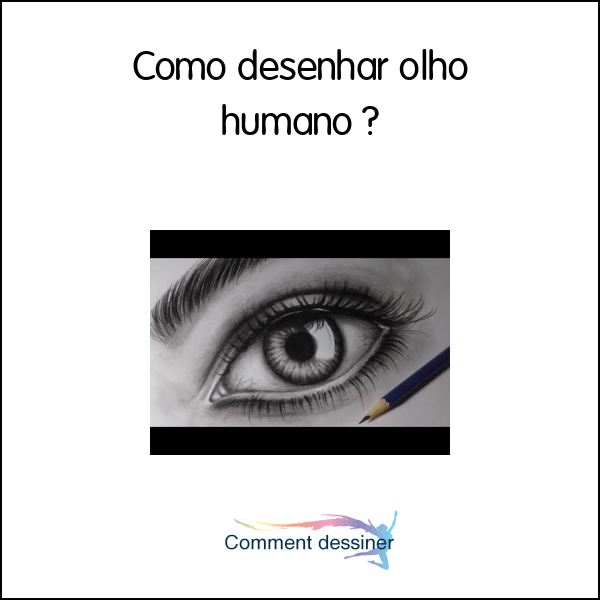 Como desenhar olho humano
